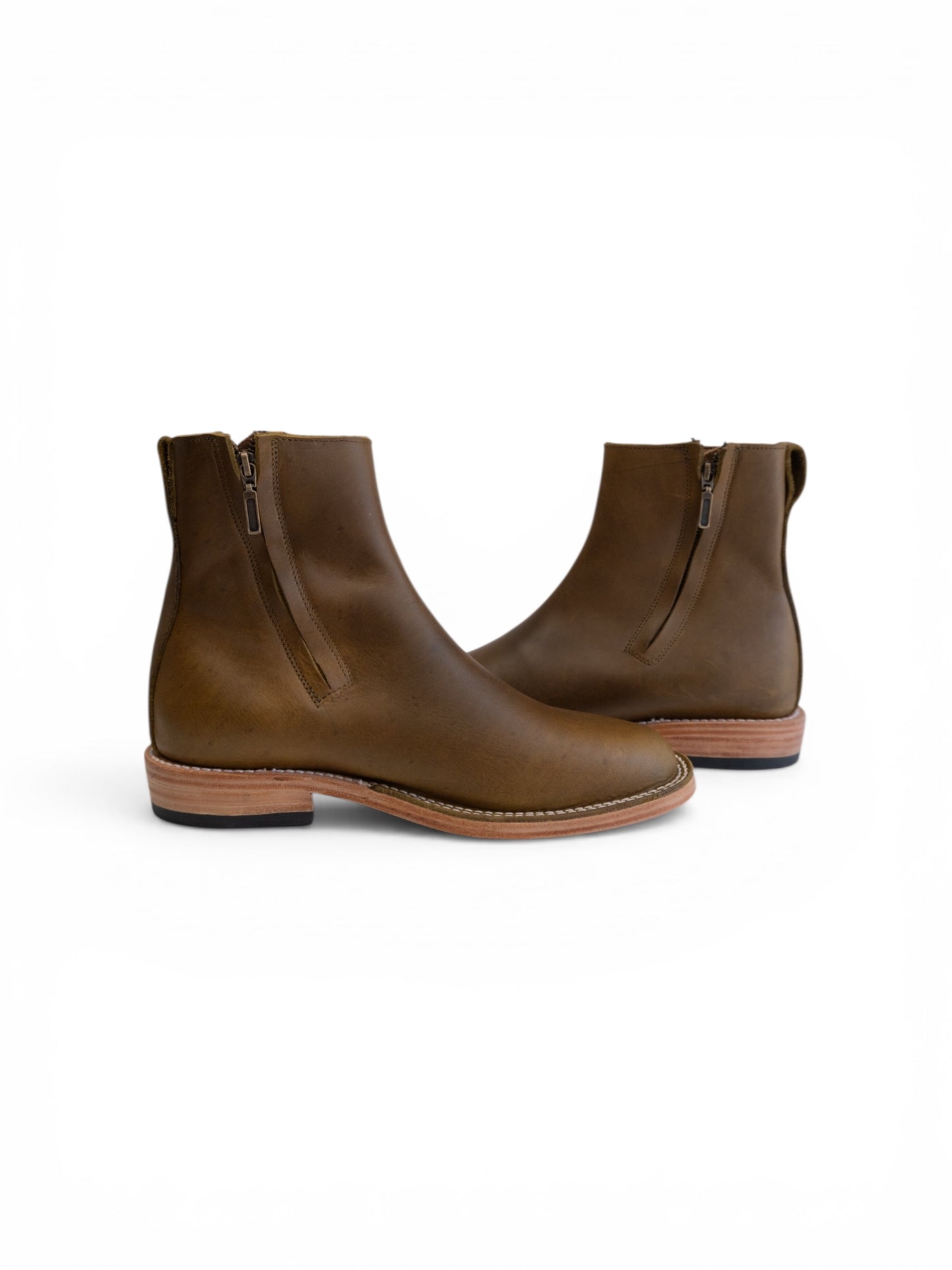 Wholecut Zip Up Boot