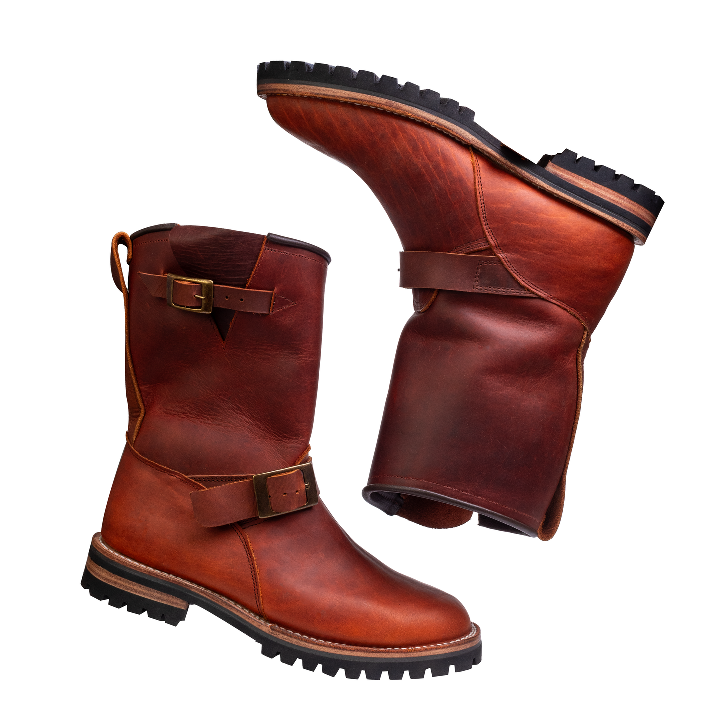 Brown Engineer boots
