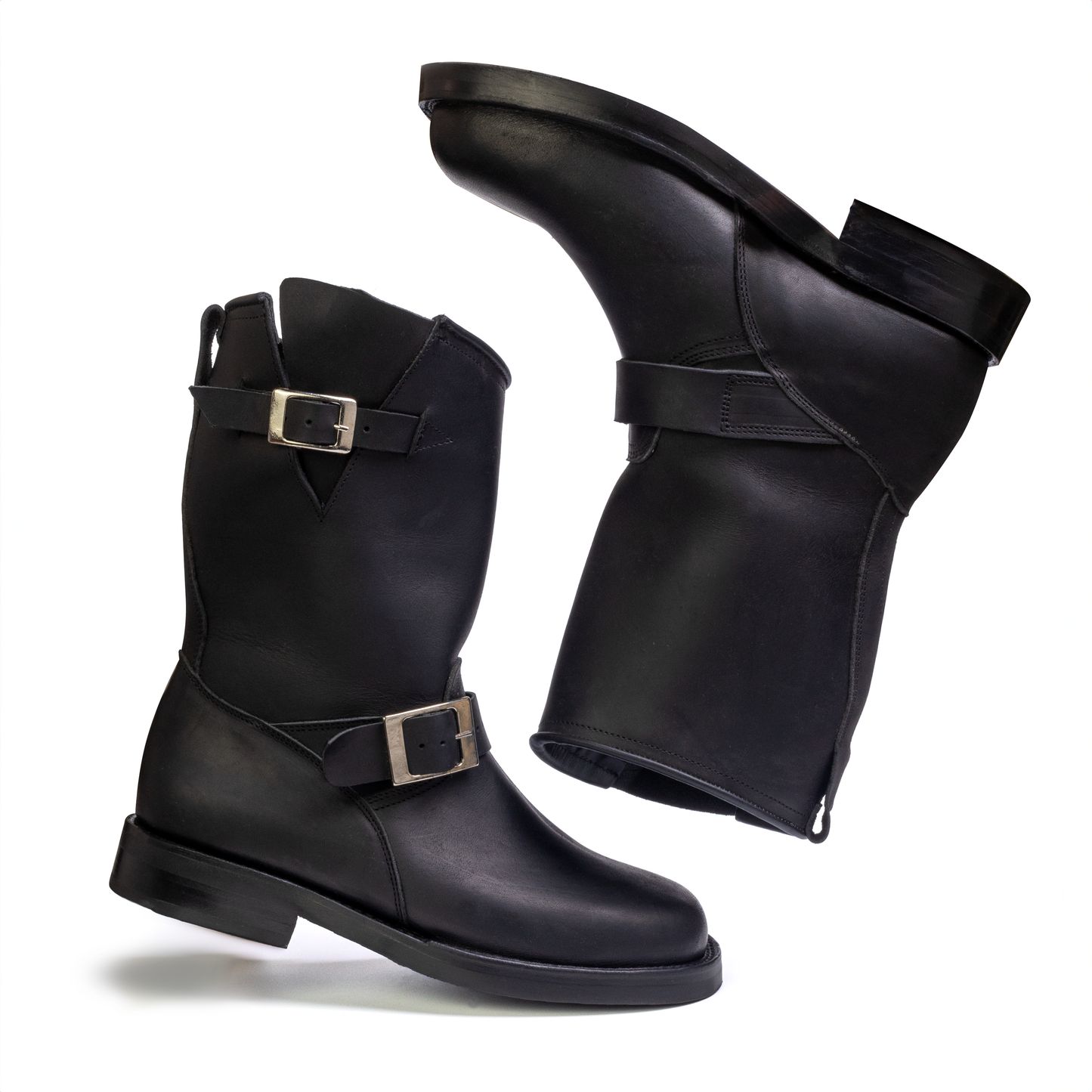 Black Engineer boots