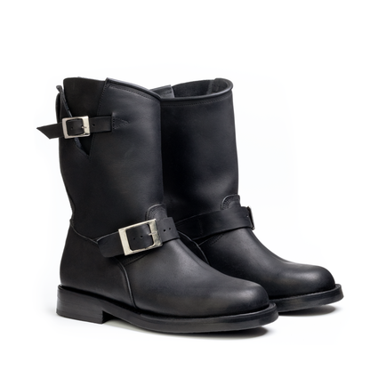Black Engineer boots