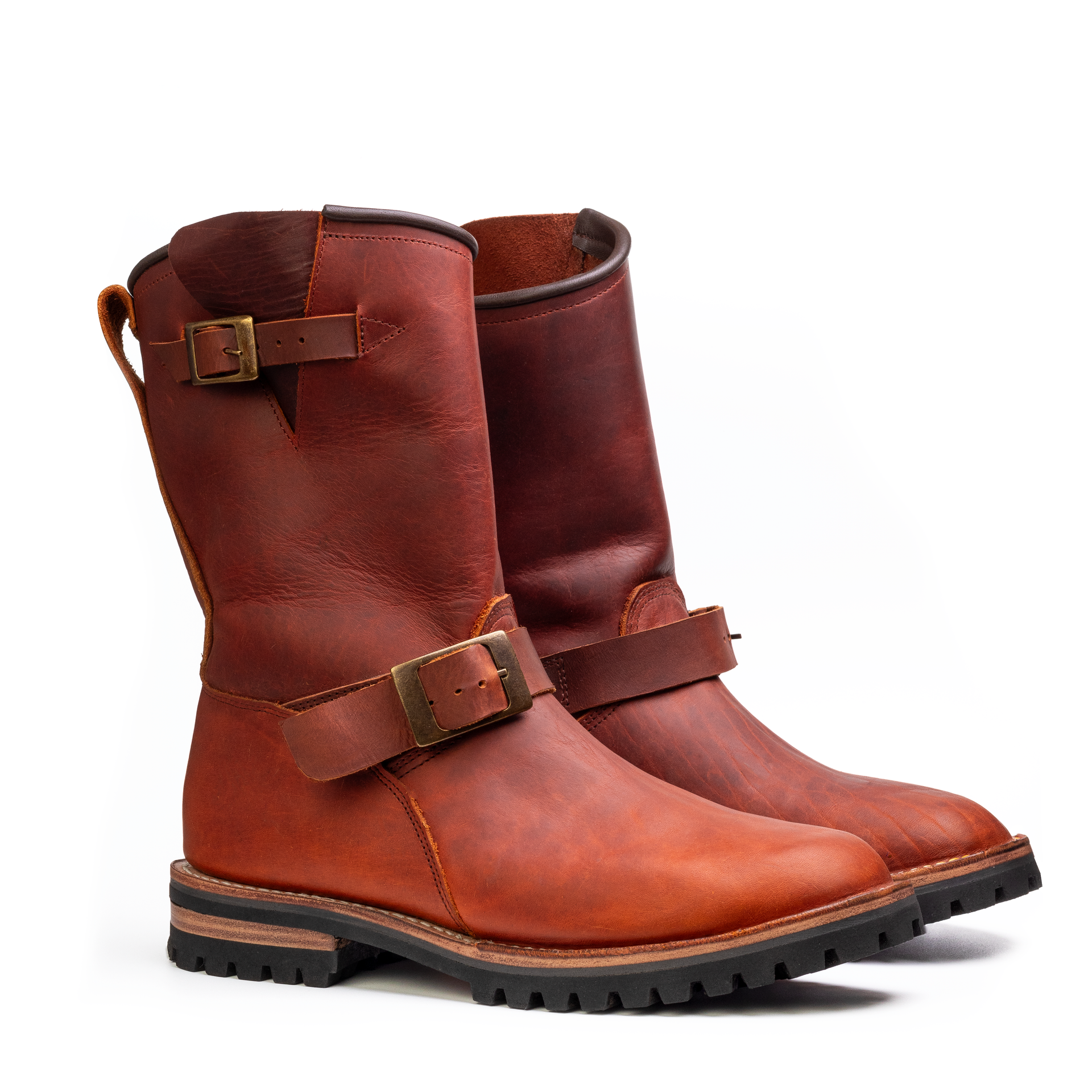 Brown Engineer boots – Cordobes | Handcrafted Boots