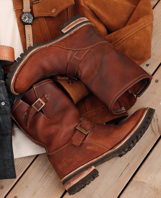Brown Engineer boots